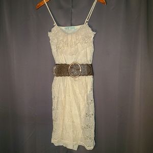 Maurice's Wide Stretch Belt Brown w/Gold Buckle medium NWT